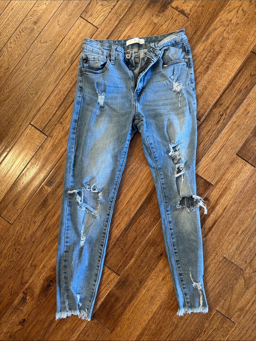 KanCan Light Blue Distressed Skinny Jeans